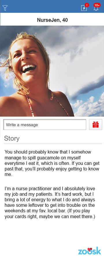 best dating profile examples for women